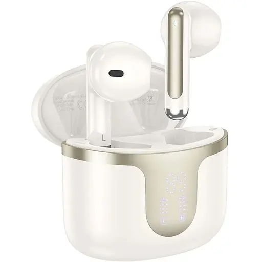 Навушники Hoco EQ7 TWS headset | BT5.3, 40/300mAh, 7h | Milky white