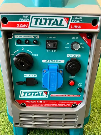 Інверторний бензиновий генератор Total TP523006 1.8/2.0 кВт  - фото 3