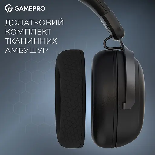 Ігрова гарнітура Gamepro Asgard Freya Pro бездротова (HSW201B) - фото 5