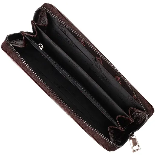 Кожаный женский кошелек Bond 10х19х2 см acs0026989 - фото 4