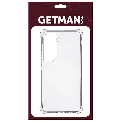 TPU чохол Getman Ease logo посилені кути для Samsung Galaxy S21 Безбарвний (прозорий) - фото 2
