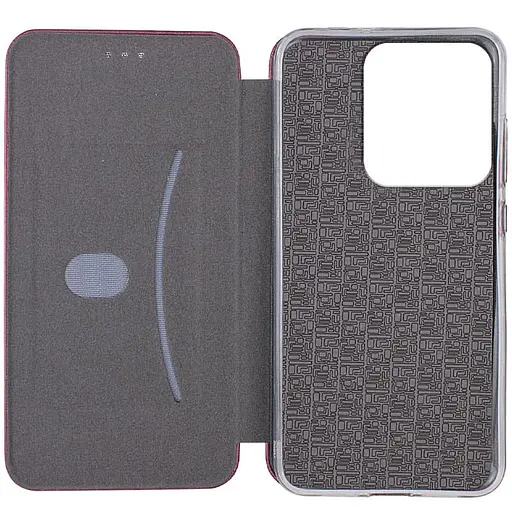 Шкіряний чохол-книжка Classy для Tecno Spark Go 2023 Бордовий - фото 3