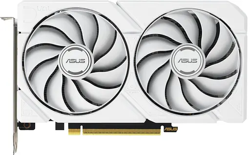 Відеокарта ASUS AMD Radeon RX 9060 XT 16GB Dual White (DUAL-RX9060XT-16G-WHITE) (GDDR6, 128 bit, PCI-E v5.0 x16) - фото 1