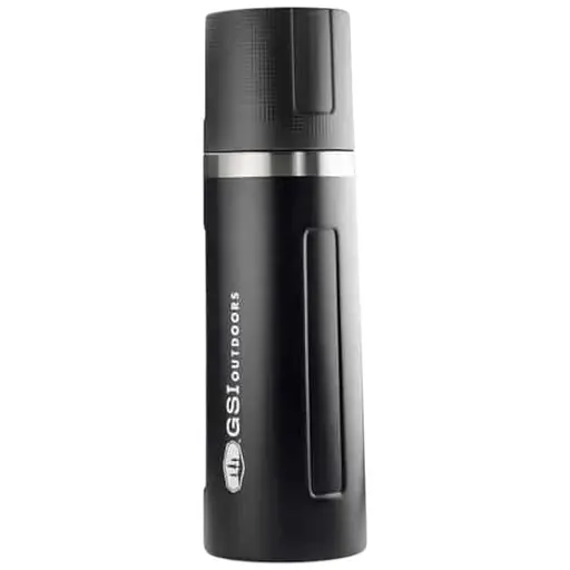Термос GSI Outdoors Glacier Stainless 1 L Vacuum Bottle Черный (1099-67475)