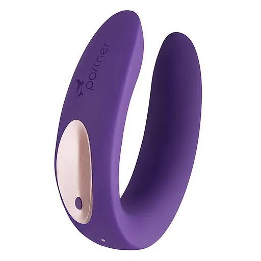 Вібратор Satisfyer Double Plus Remote 9 см фіолетовий - фото 2