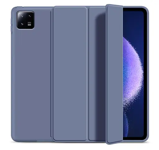 Чохол-книжка DK для Xiaomi Pad 6/6 Pro 11" Еко-шкіра силікон Smart Case lavender grey - фото 2