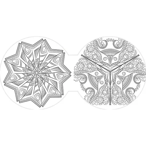 Раскраска детская Мавка Цветной круг Воздух 1842002 Фиолетовая - фото 3