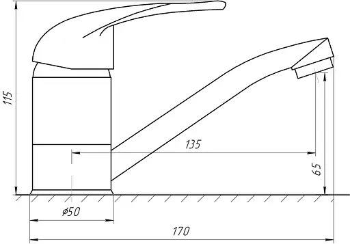 Змішувач для умивальника EcoMix E-GEZ-103M Хром - фото 5