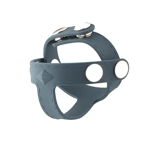 Регулируемое эрекционное кольцо Boners T-shape Ball Splitter 21 см серый - фото 2