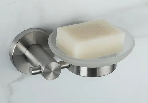 Мыльница/стекло с держателем нержавейка Frap F30102 1/20 - фото 2