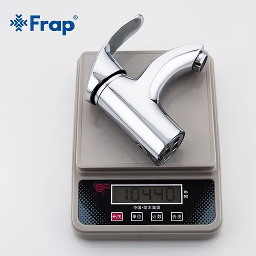 Смеситель для умывальника шпилька Ø40 Frap 1/10 F1021 Хром - фото 6