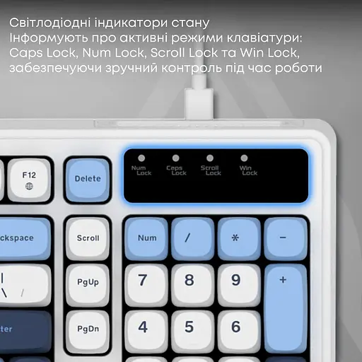 Клавіатура Ajazz AF98 Glacier Blue (AF98-GB) - фото 9