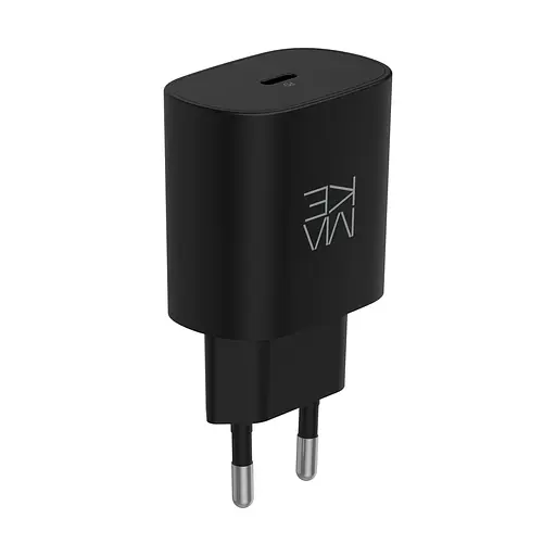 Зарядний пристрій мережевий MAKE 25W GaN3 Mini Type-C PD3.0 Black - фото 8