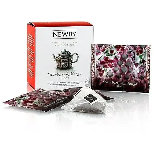 Чай чорний Newby Полуниця і Манго в пірамідках 15 шт (600940A) - фото 1