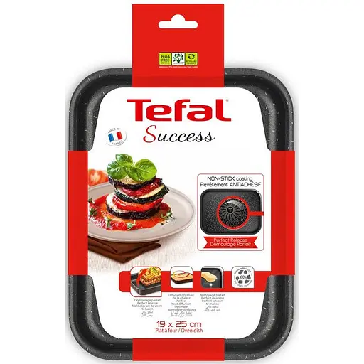 Противень Tefal Success прямоугольный 19х25 см черный (J1600502) - фото 3
