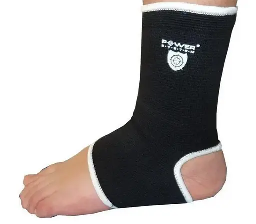Бандажи на голеностоп Power System PS-6003 Ankle Support Black M (пара) (PS-6003_M_Black) - фото 2