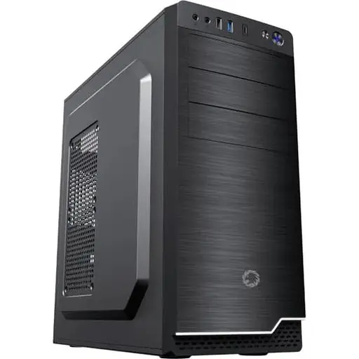 Корпус GameMax MT-526-NP U3-TYC Black, без БЖ, Mid Tower, ATX / Micro ATX / Mini ITX, 1хUSB 3.0, Type-C, 1x120mm FAN, 417x200x425 мм