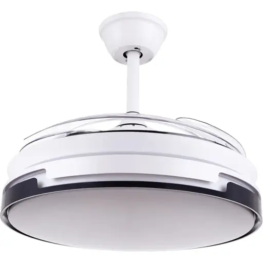 Люстра Brille вентилятор з пультом LED 72W WW WH (BKL-903S/2)