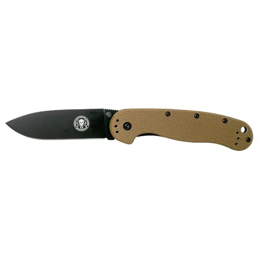 Ніж Esee Knives Avispa Black Blade D2 Nylon Coyote brown