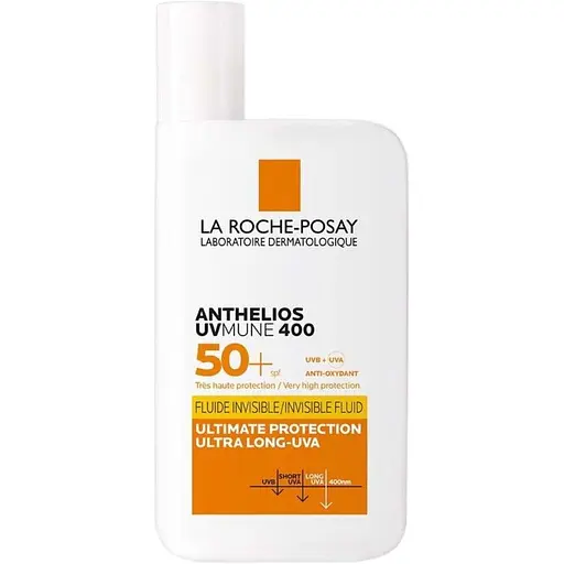 Солнцезащитный флюид La Roche-Posay Anthelios UVA 400 для чувствительной кожи лица SPF 50+ 50 мл (MB459200) - фото 1