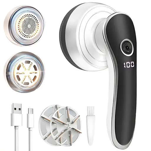 Профессиональная машинка для удаления колтунцев LEMEX LINT REMOVER 5 Вт, машинка для удаления катышек, машинка от катышек + 2 лезвия в подарок