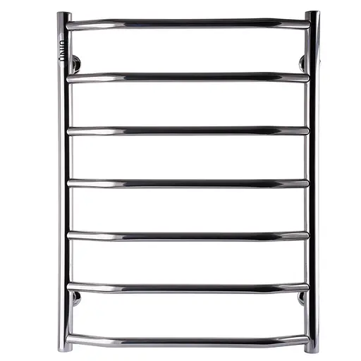 Водяна рушникосушка Unio LT W 700-500-7 Драбинка Трапеція, Хром - фото 1