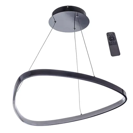 Світильник стельовий Brille підвісний з пультом BL-571C/40W dim BK LED