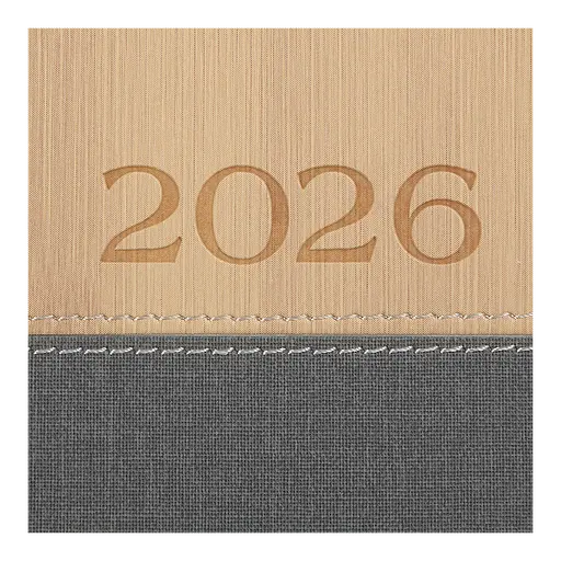 Щоденник датований Buromax Coral 2026 A5 штучна шкіра сірий (BM.21155-09) - фото 6