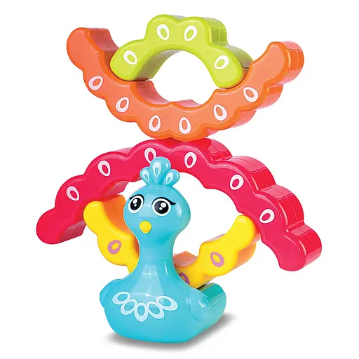 Развивающая игрушка Kiddi Smart Радужное павлинье птенчо (4508-KS) - фото 3