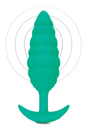Анальна пробка B-Vibe Тwist 15.4 см (зелений) - фото 6