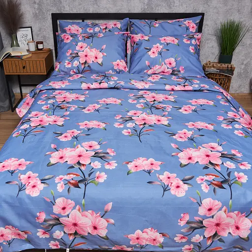 Підковдра Moon&Star Мікросатин Premium Blossom Sky Двоспальна 175x210 см - фото 2