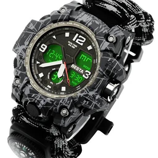 Часы Besta Life Pro Grey с компасом