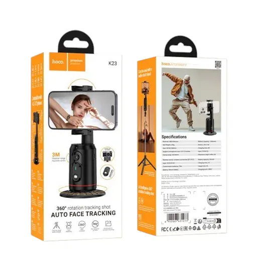 Смарт-Штатив Hoco K23 Lotus smart PTZ черный - фото 5