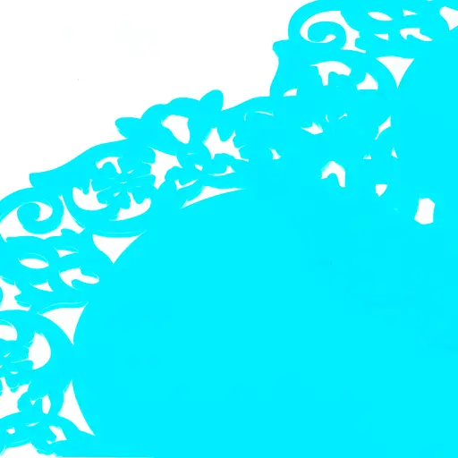 Підставка мереживна силіконова під гаряче килимок для чашки банки 15 см (комплект з 2 шт.), Kitchen Master Блакитний 85118 - фото 4