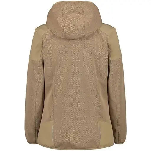 Куртка CMP Women's Jacquard Softshell Jacket Beige XXS (1097-33A2136-13XP 34) - фото 3