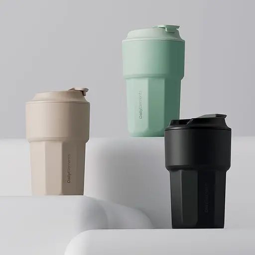 Термокружка Xiaomi DailyElements Drink Cup 420 мл White (DE08BH003)  - фото 2