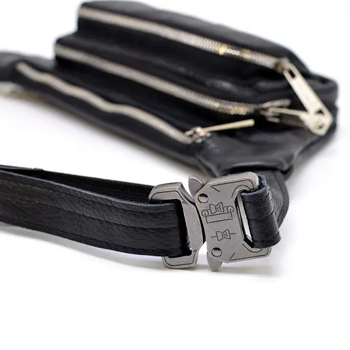 Кожаная мужская сумка на пояс TARWA 14х29х5 см sum0025965 - фото 12