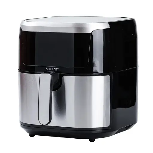 Аэрофритюрница безмасляная Sokany SK-10037 8.8л электрическая сенсорное управление и таймер 1200Вт - фото 3