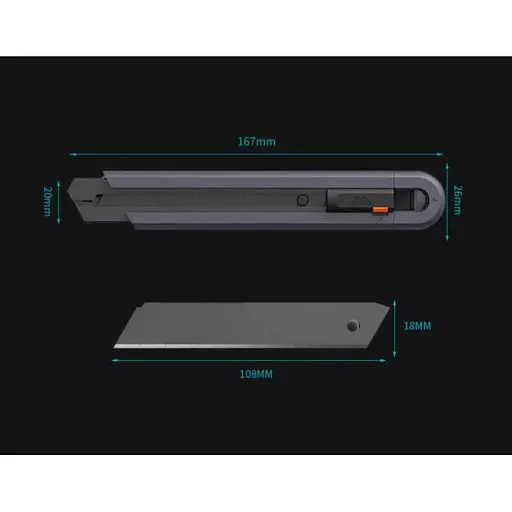 Канцелярський ніж Jimi Home (JM-G12013) 18 мм - фото 3