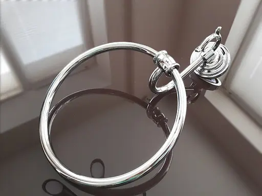 Кільце для рушника Kugu Versace 204C Хром - фото 2