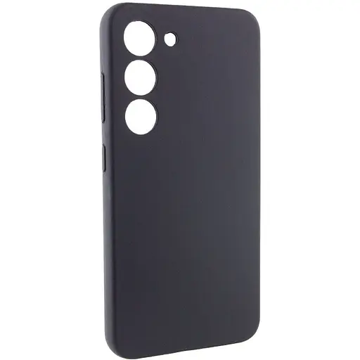 Чехол Lakshmi Silicone Cover Full Camera (AAA) для Samsung Galaxy S22 Черный / Black - фото 2