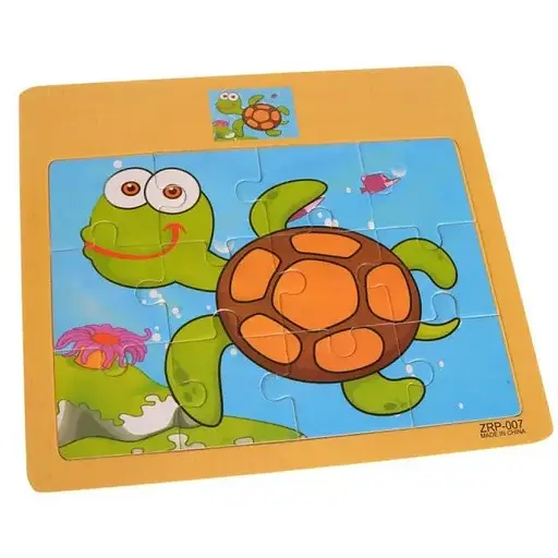 Деревянный пазл «Черепаха» IW9