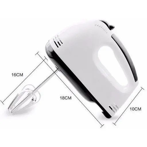 Миксер кухонный ручной Domotec MS-1333 200 Вт 7 скоростей для кухни с насадками - фото 5