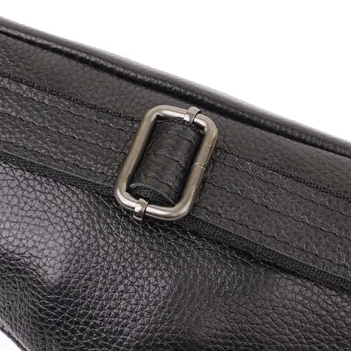 Зручна сумка бананка для чоловіків із зернистої натуральної шкіри SHVIGEL 29х11х4,5 см sum0027426 - фото 5