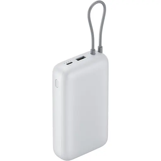 Внешний аккумулятор Xiaomi Power Bank Integrated Cable 20000 mAh 22.5W Light Grey (BHR9738GL) - фото 3