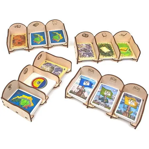 Склад ресурсів для гри Tower Rex Колонізатори + доповнення Catan Cardholder All-In-One Bundle (2150)