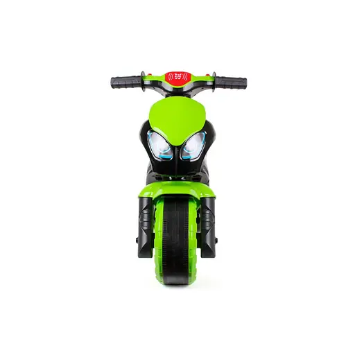 Каталка-біговець "Мотоцикл" ТехноК 5774TXK Чорно-салатовий музичний - фото 4