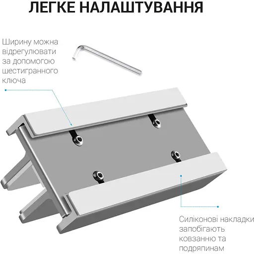Підставка для ноутбука OfficePro LS580S Silver (144409) - фото 6