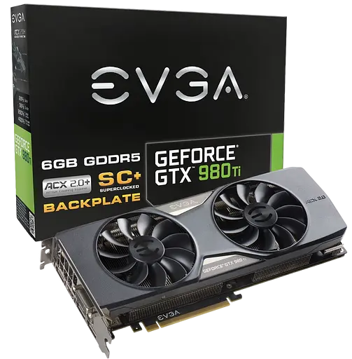 Видеокарта GeForce GTX 980 Ti 6GB EVGA SC ACX 2.0 (06G-P4-4995-KR) Б/У