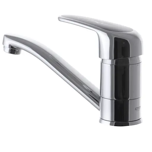 Змішувач для умивальника CRON MAGIC 004 чорна ручка (CR0107) - фото 2